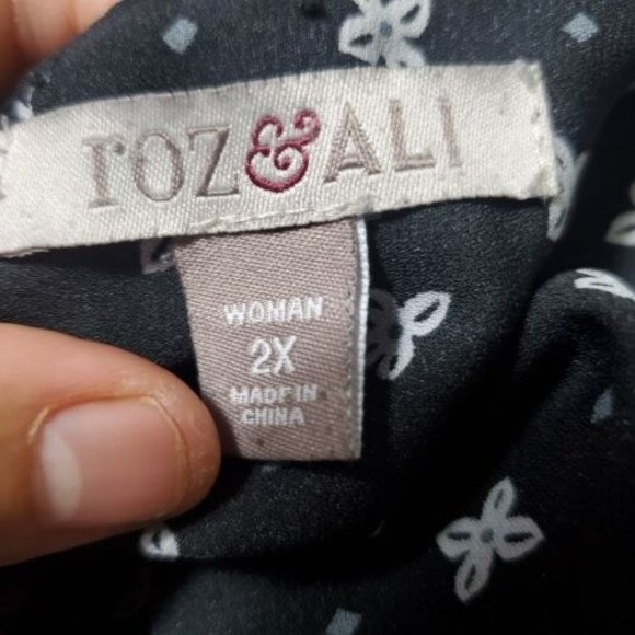 Roz & Ali Tank Top Size 2X - Picture 4 of 6